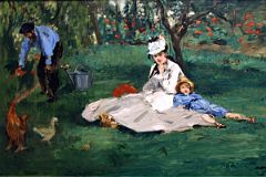Top Met Paintings After 1860 18 Edouard Manet Monet Family in Their Garden at Argenteuil.jpg